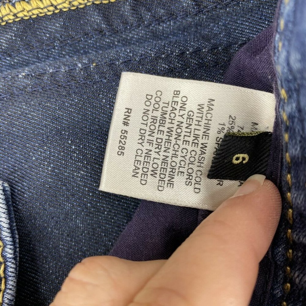 Express Bootcut Jeans Size 6 Stretch Medium Wash - Picture 5 of 7